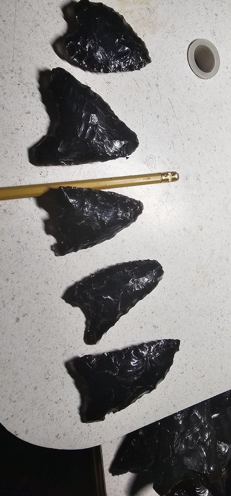 5 Hand Crafted Arrowhewds