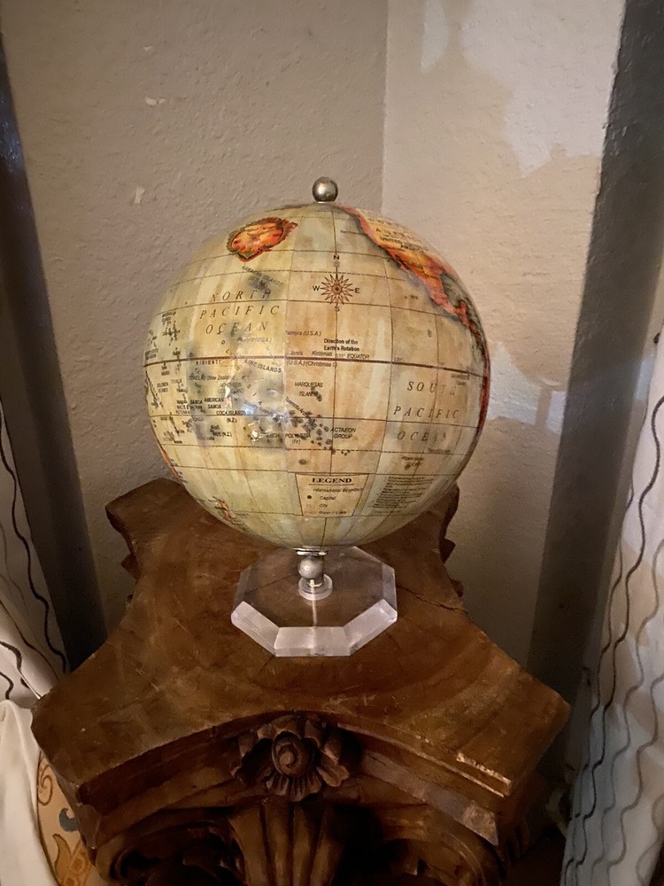 World Globe - Lucite Base