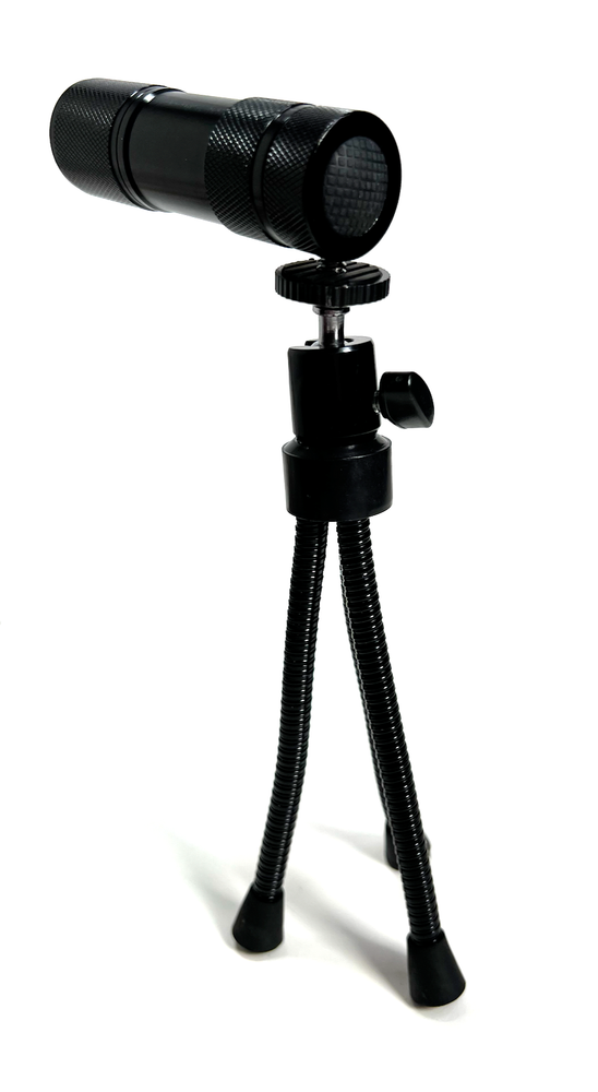 9 LED Tripod Flashlight w/ Pivoting Head and Adjustable Legs