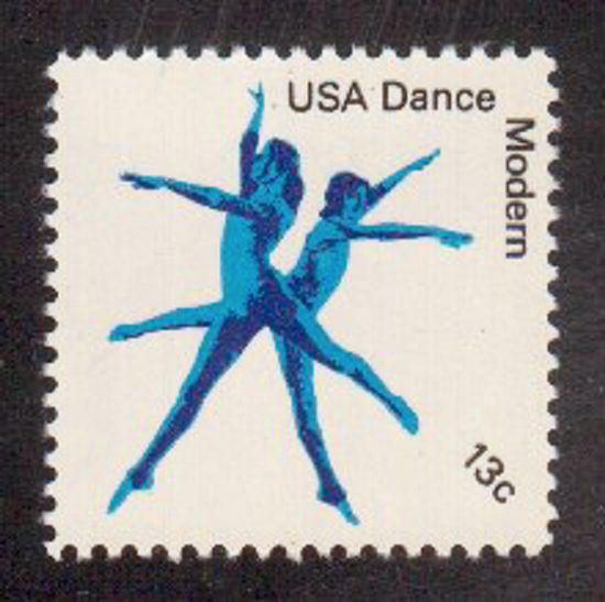 Scott #1752..13 Cent...Dance/Modern...5 Stamps