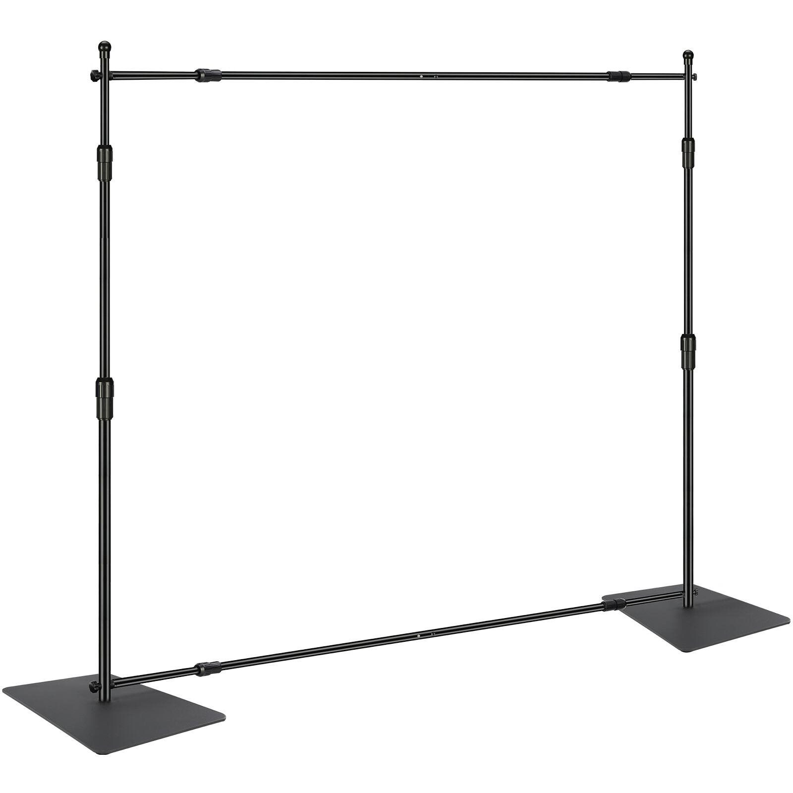 VEVOR Pipe and Drape Kit Heavy Duty Backdrop Stand Carbon Steel Base 10x10 ft
