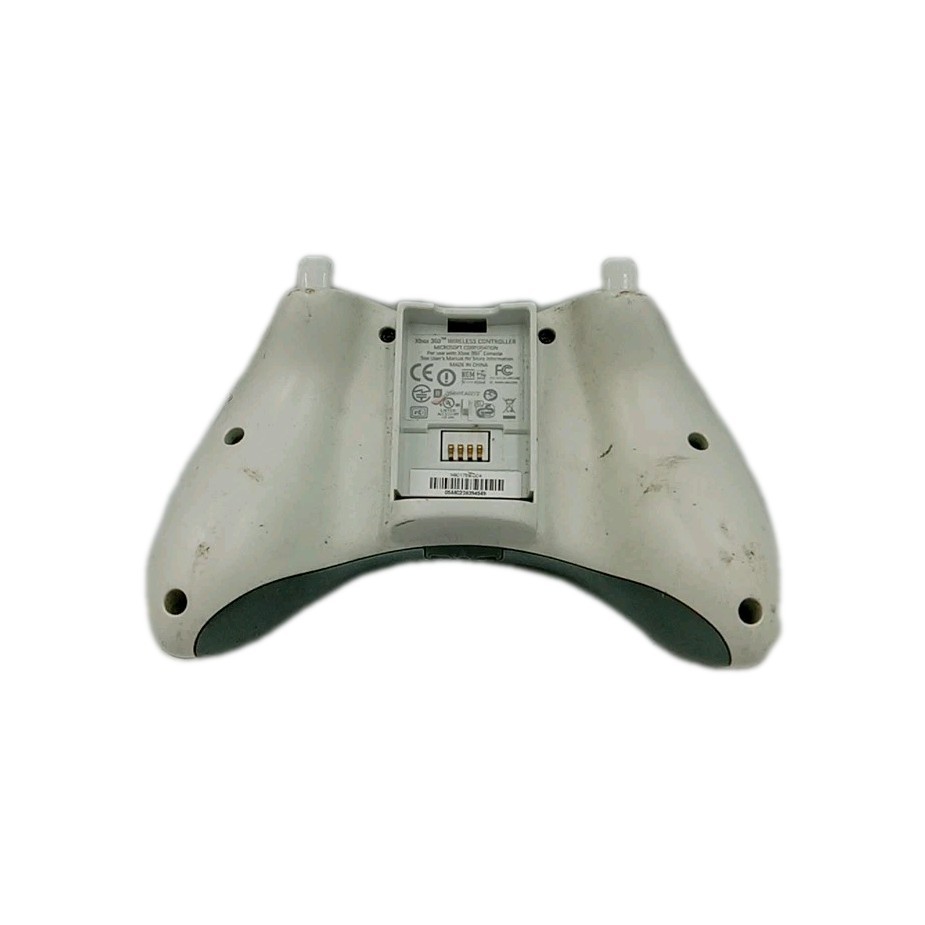 Genuine Microsoft Xbox 360 Wireless Controller White(missing Battery Pack)...134