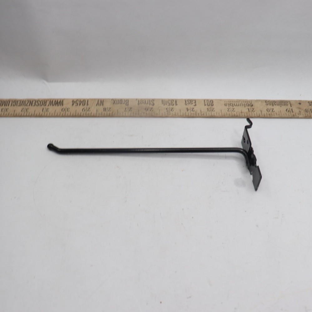 Peg Hook for Gridwall Black 8"