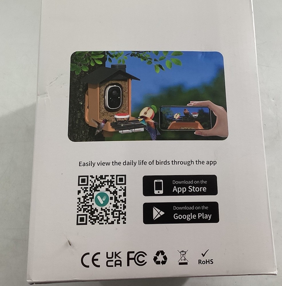 Smart Bird Feeder AI Identify Bird Camera Feeder Solar Powered
