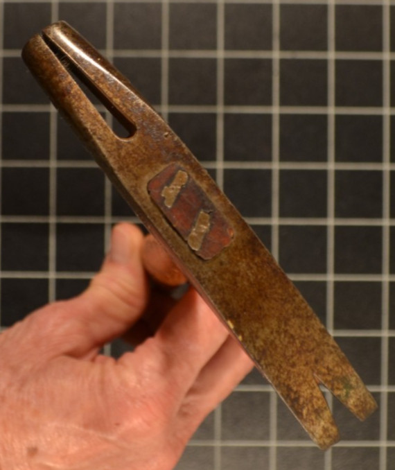 STANLEY TACK HAMMER W/ ORIGINAL HANDLE / PARTIAL LABEL
