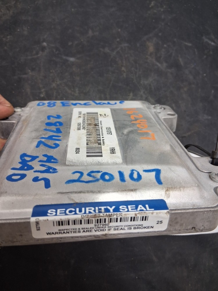 BUICK ENCLAVE Engine Brain Box Electronic Control Module; (behind fan shroud),
