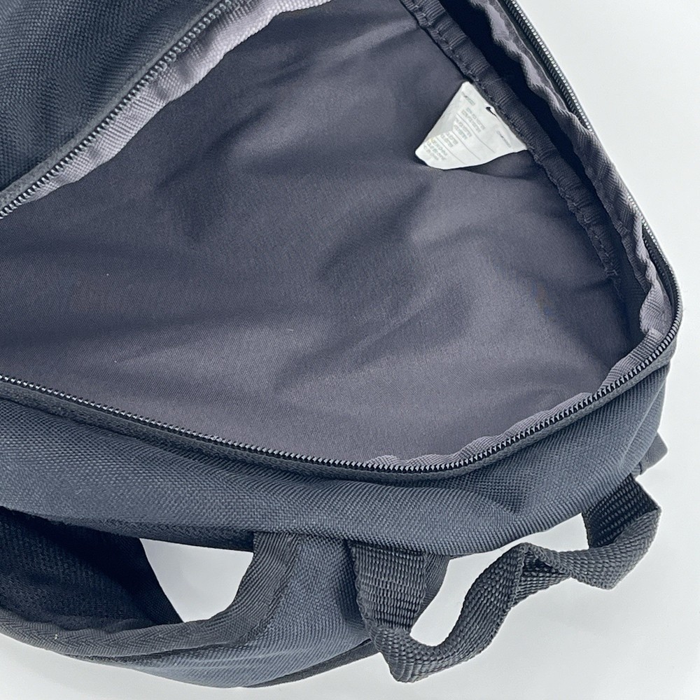 Nike 72 Backpack Black With Zip Closure