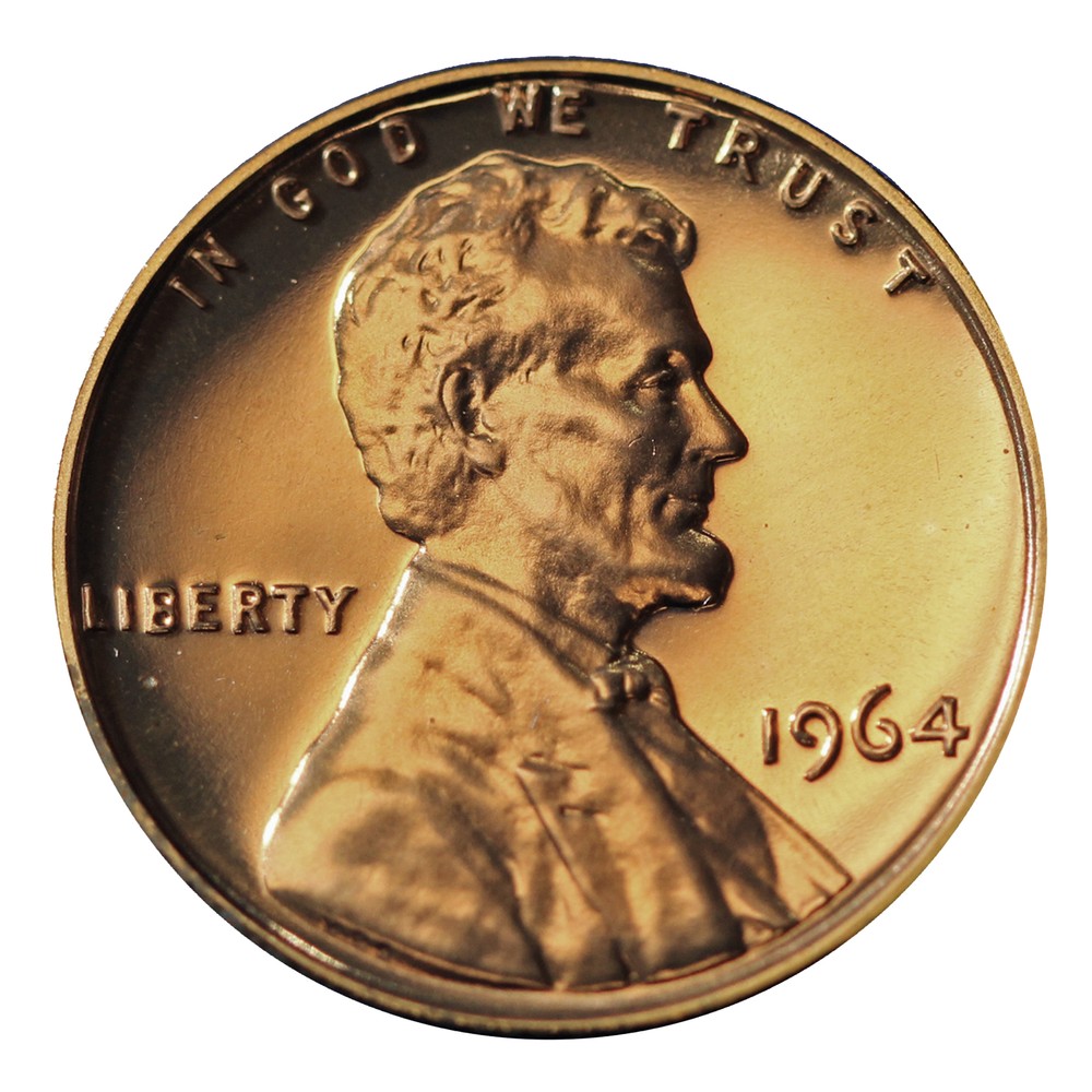 1964 Lincoln Memorial Cent Gem Proof Single Coin