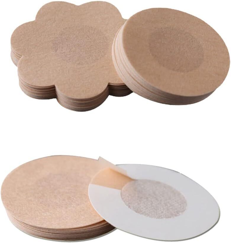 60 pieces Disposable breast patch Nipple Covers Self Adhesive Invisible...