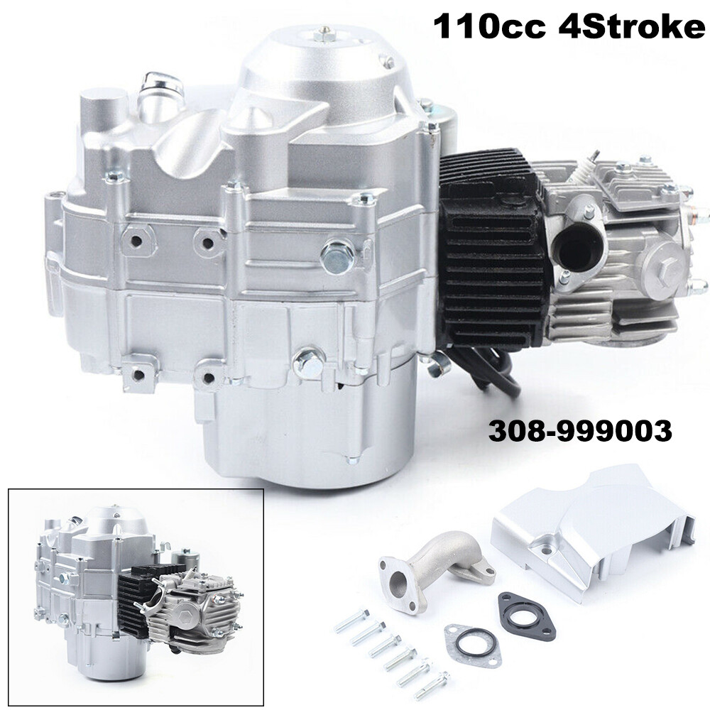 110cc 4-Stroke Engine Automatic Transmission For ATVs GO Karts Electric Starter