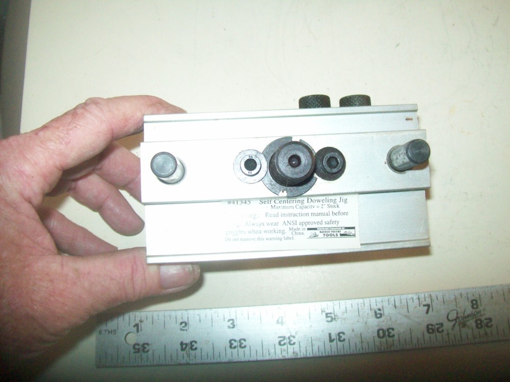 Self Centering Doweling Jig #41345 Maximum Capacity 2" Stock Made in China