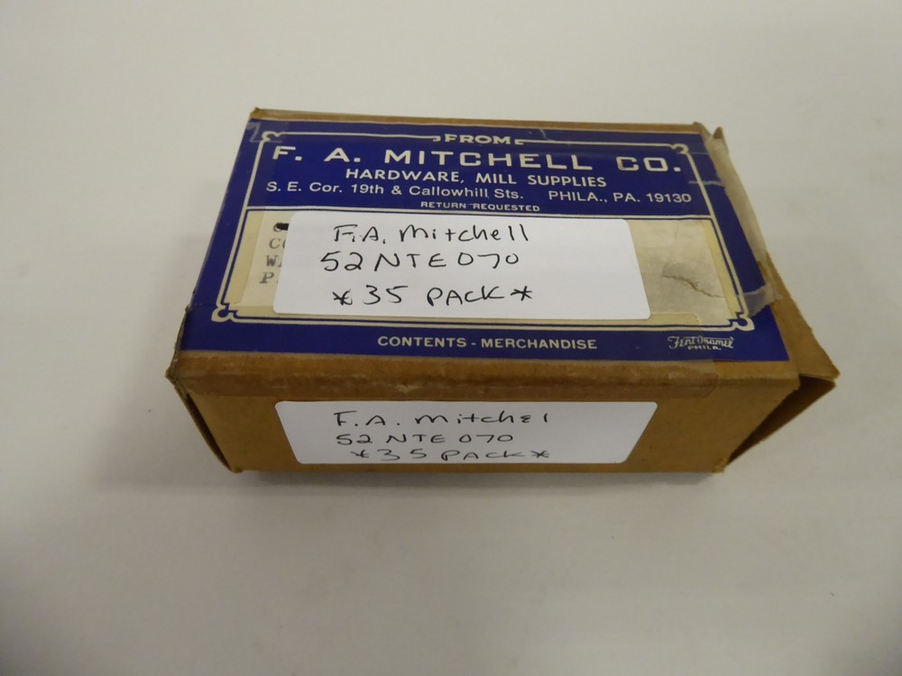 F.A. Mitchell 52NTE070 Self-Locking Hexagon Nut (Pack of 35)