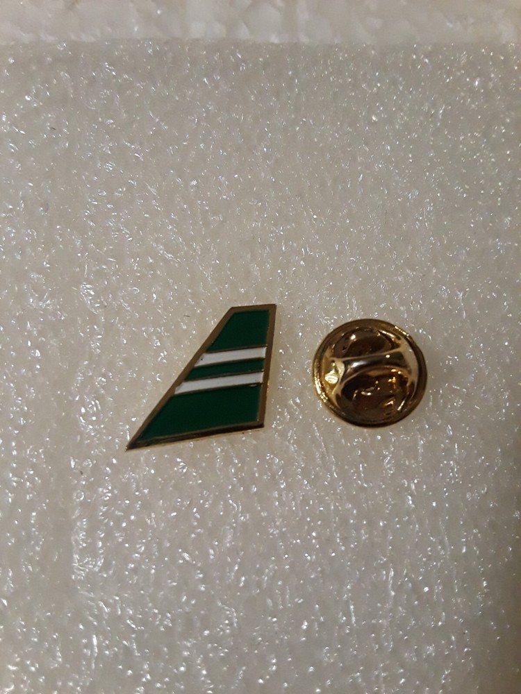 Vintage Jet Airplane Tail Lapel Pin