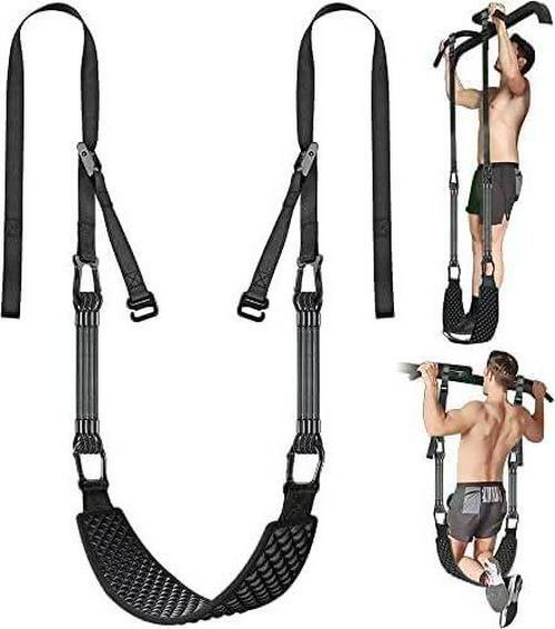 48" Ceiling Mounted Pull Up Bar Heavy Duty Multi-Grip Chin Up Bar Adjustable