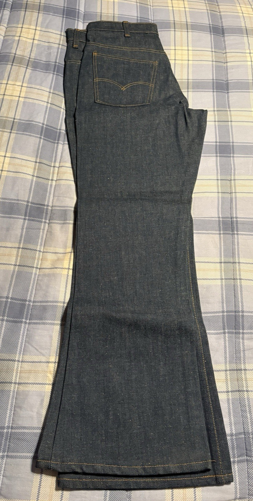 Vtg. Nwt Rare Levis Orange Tab 646 0217 Bell Bottom With Zipper 36X30 Flare Leg