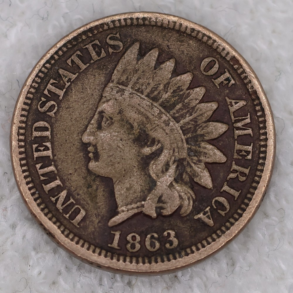 1863 Indian Head Penny