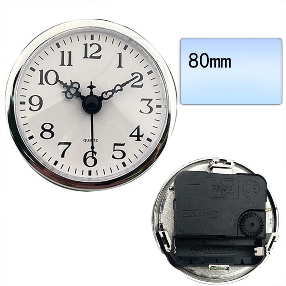 80mm Diameter Quartz Clock Accessory for Accurate For DIY Clock Making