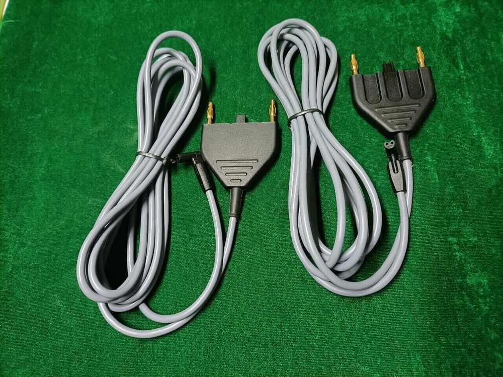 2pc Laparoscopic TURP Double Stem Allen Type Bipolar Cable Reusable Instruments