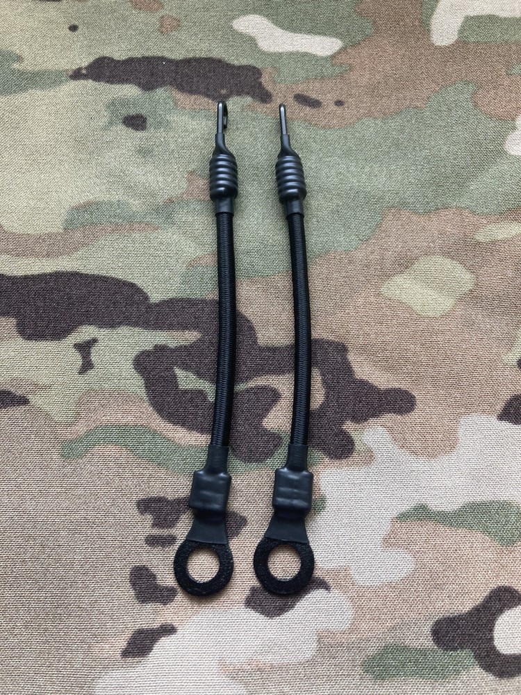Battle Bungees (Version 2) Ops Core Style for MICH Helmets in Black