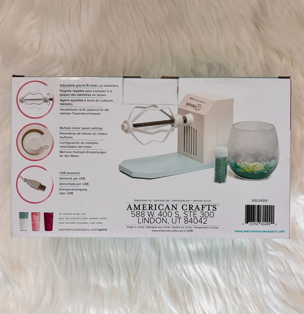 We R Memory Keepers Spin It Motorized Rotary Drying Tool