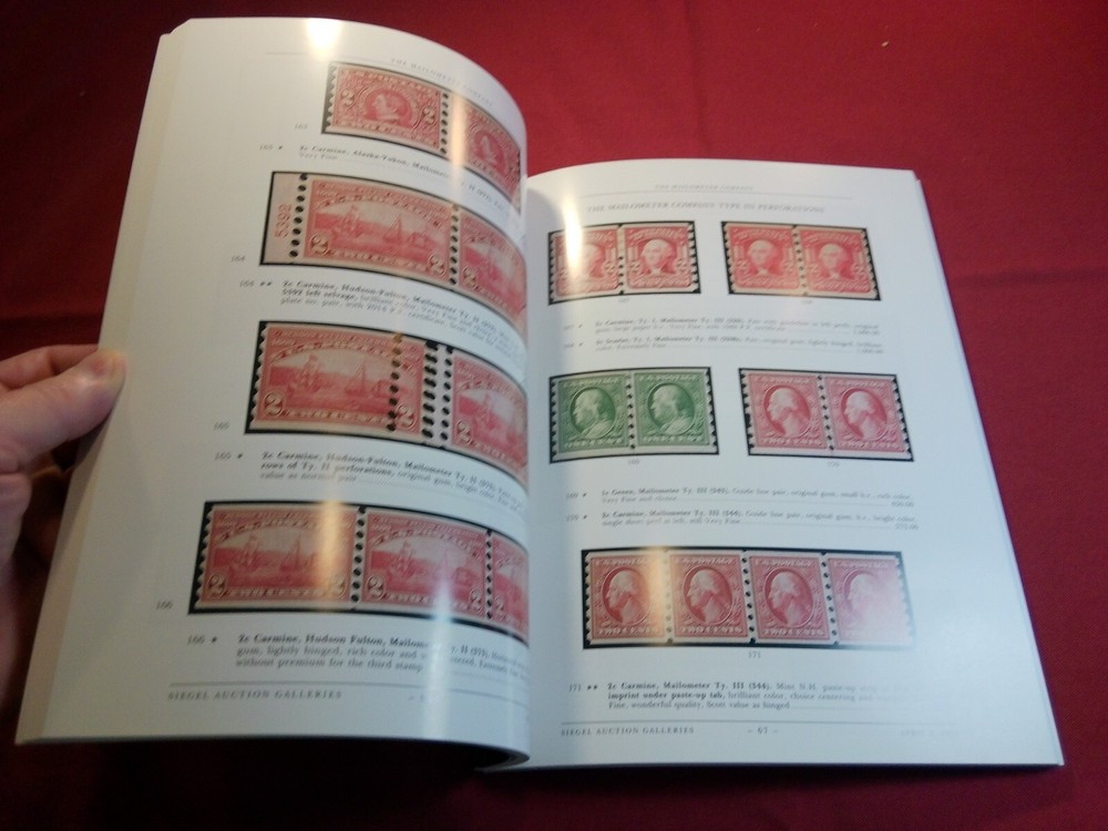 2022 Siegel - Getlan Part 1 US Vending & Affixing Machine Perforations stamps