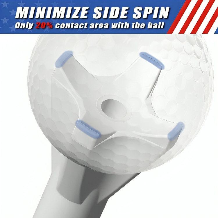 30 Pack Premium 3 1/4'' Plastic Golf Tees Alignment Marking Storage Box