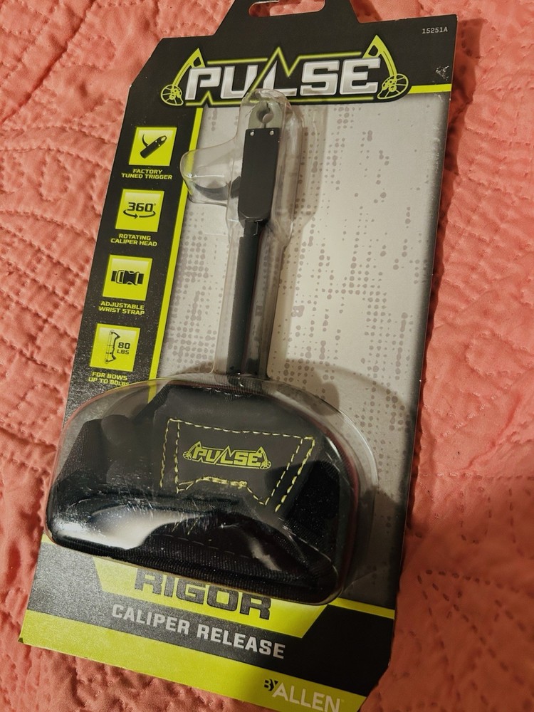 Bow supplies Allen Rigor Caliper Release Index Finger Compound Bow/string wax