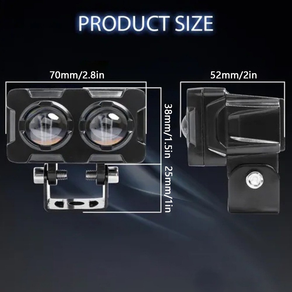 Motorcycle Lights | Super Bright Light | LED Headlight Waterproof Spotlights