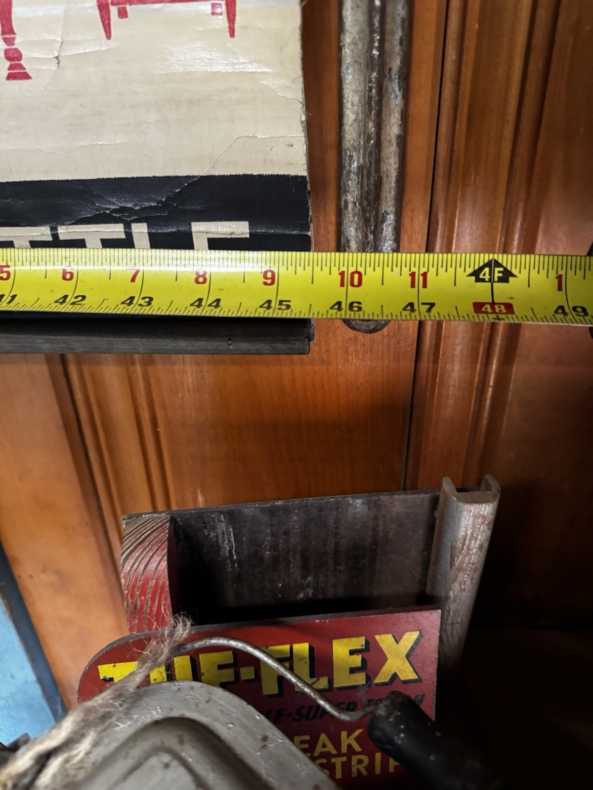 Vintage Store Display Sign Banner Columbus Oil Cloth Kitchen antique