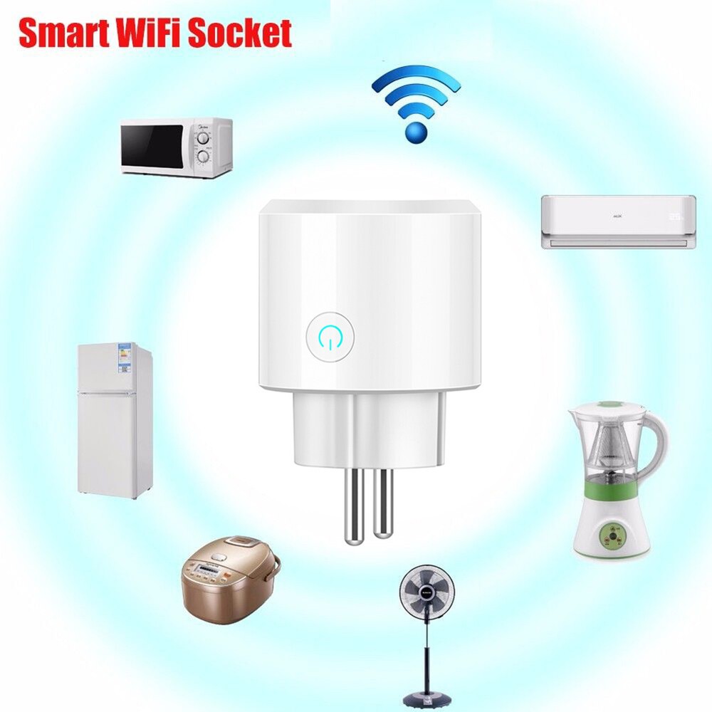Smart Life WiFi Plug for Google Home Amazon Alexa 16A Wireless Power Socket
