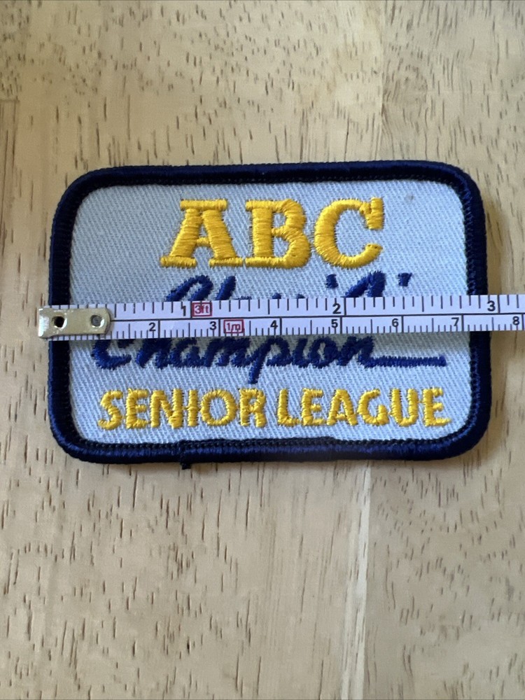 Vintage ABC class “A” Senior League Bowling 🎳 Champion Patch
