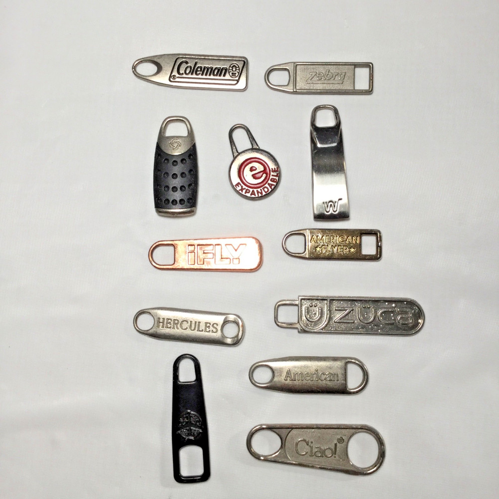 Twelve Replacement Zipper Pulls for Suitcases Luggage Weekender Samsonite iFLY