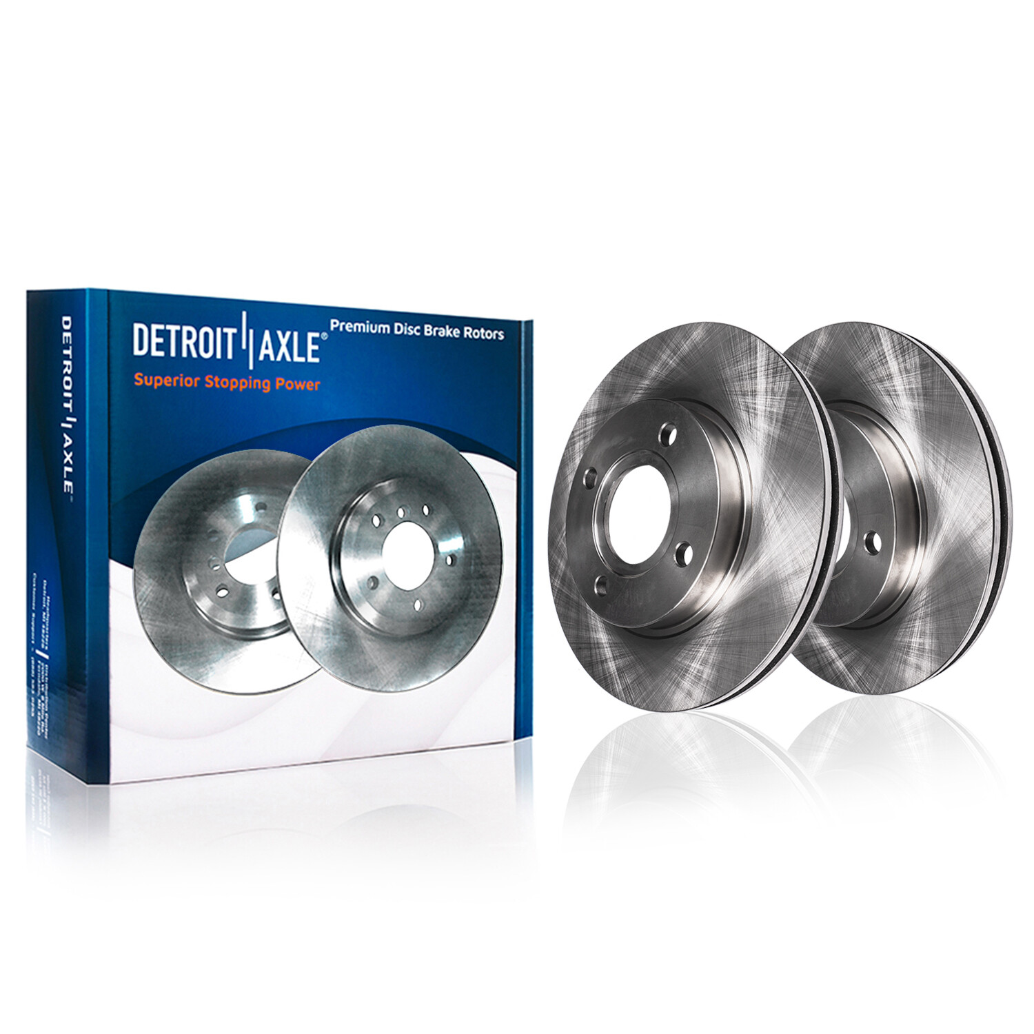 Front Disc Rotors + Brake Pads for 2003-2010 Chevy Cobalt Saturn Ion Pontiac G5