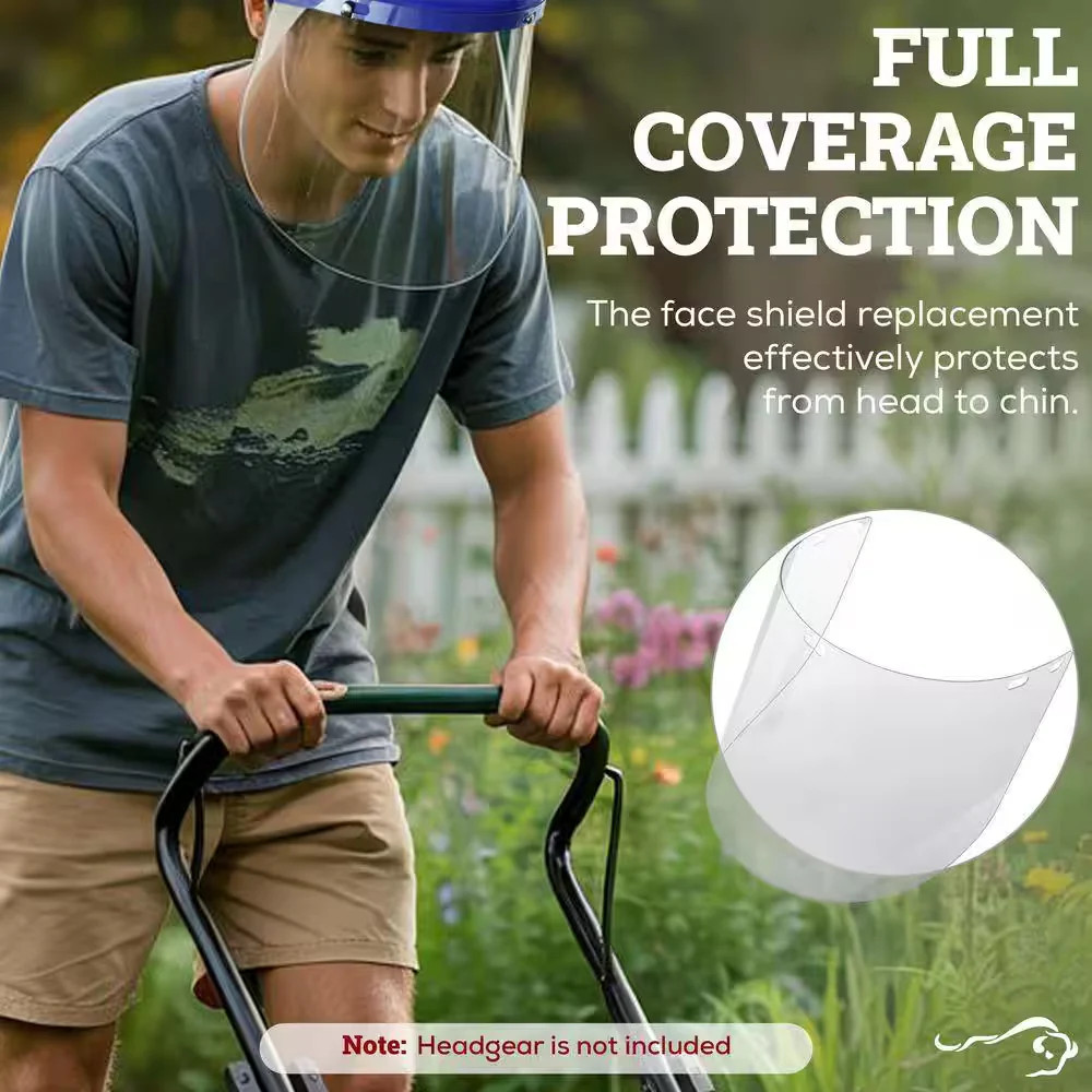 15-Pack Replacement Clear Face Shields