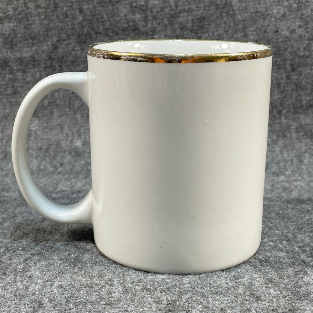 U.S. Secret Service Dallas Gold Trim Coffee Mug Collectible Souvenir