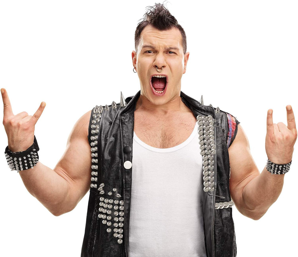 170 Pieces Multiple Sizes Cone Spikes Screwback Studs Rivets Large Medium Small