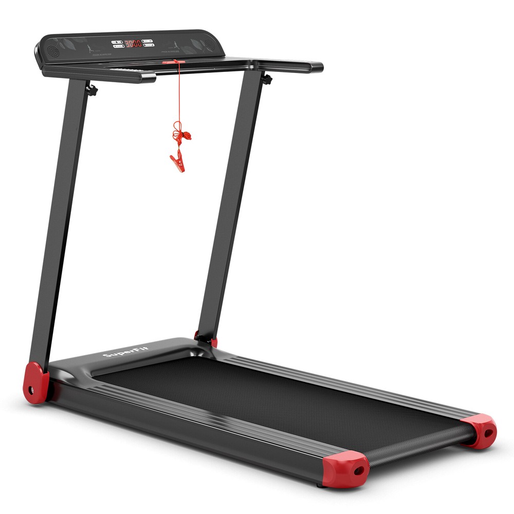 Compact Walking Running Machine Electric Folding Treadmillw/APP Control Speaker