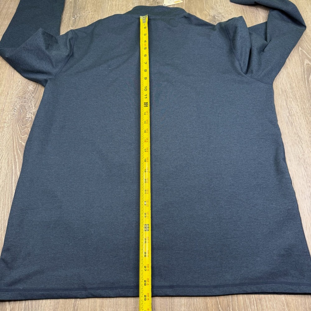 NWT Marine Layer Weekend Sport Mens Blue Stretch Performance Pullover Size XL