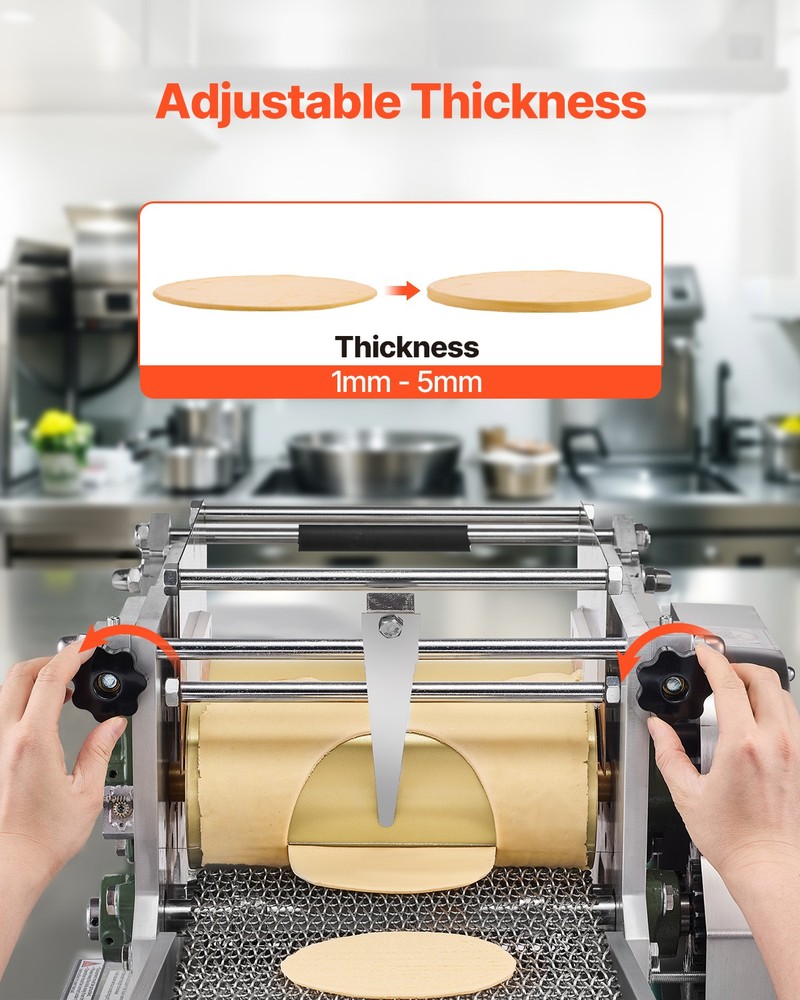 VEVOR Electric Tortilla Maker Automatic Corn Tortilla Making Machine (4 + 6 in)