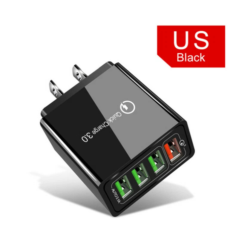 Hyper Charge Pro Charger – 4-Port Quick Charge for Android iPhone Fast Charging