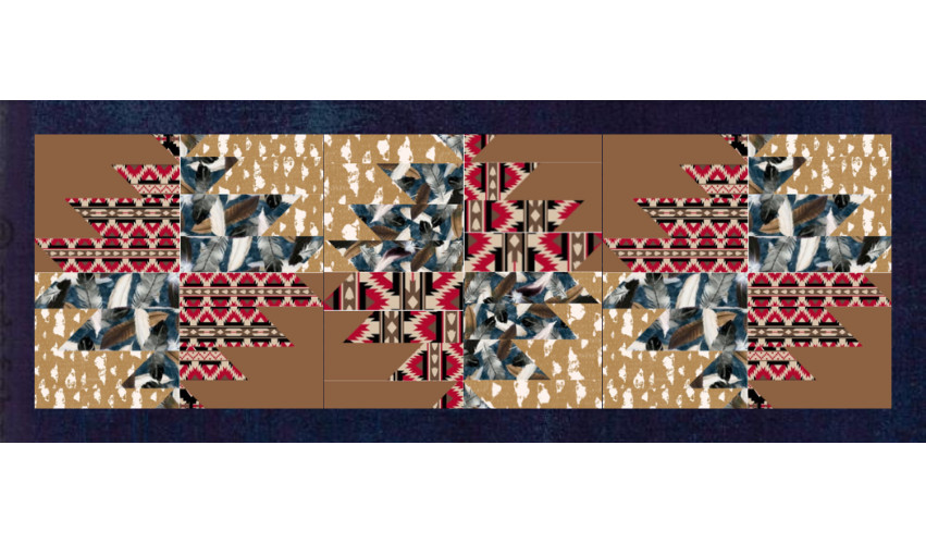 Aztec Table Runner Pattern