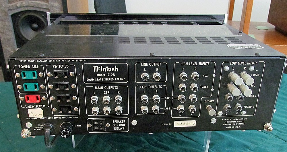 McIntosh C28 Vintage Preamplifier - Fully Functional - SERVICED -