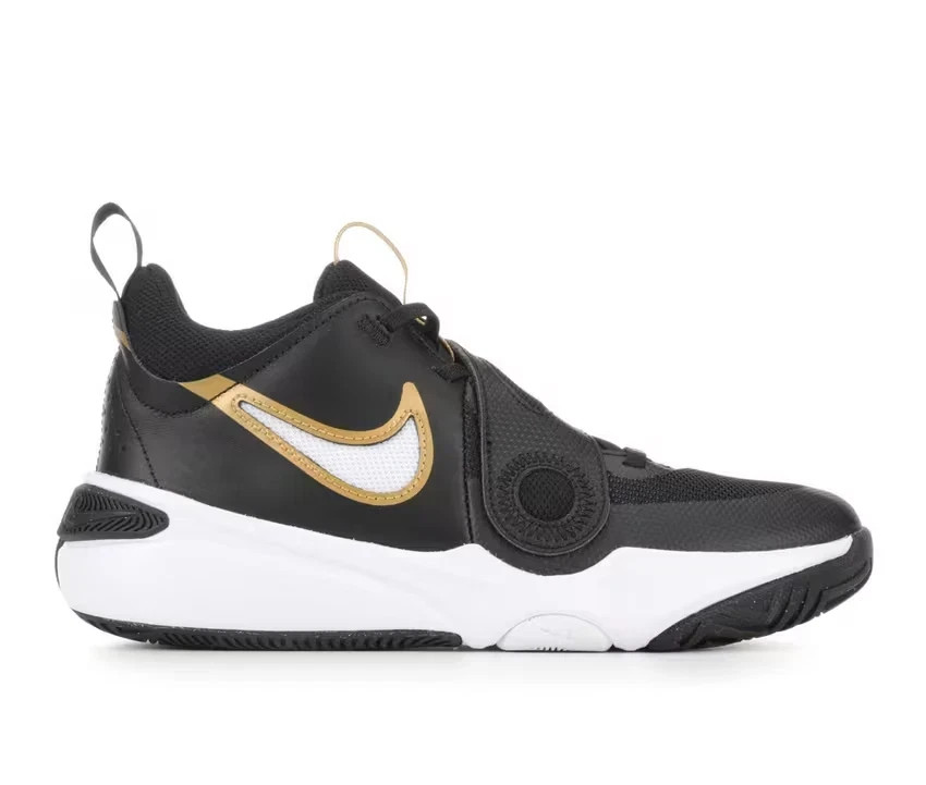 Nike Kids' Grade School Team Hustle D11 Shoes (Black, Size 12C, 13C, 5Y, 6Y, 7Y)