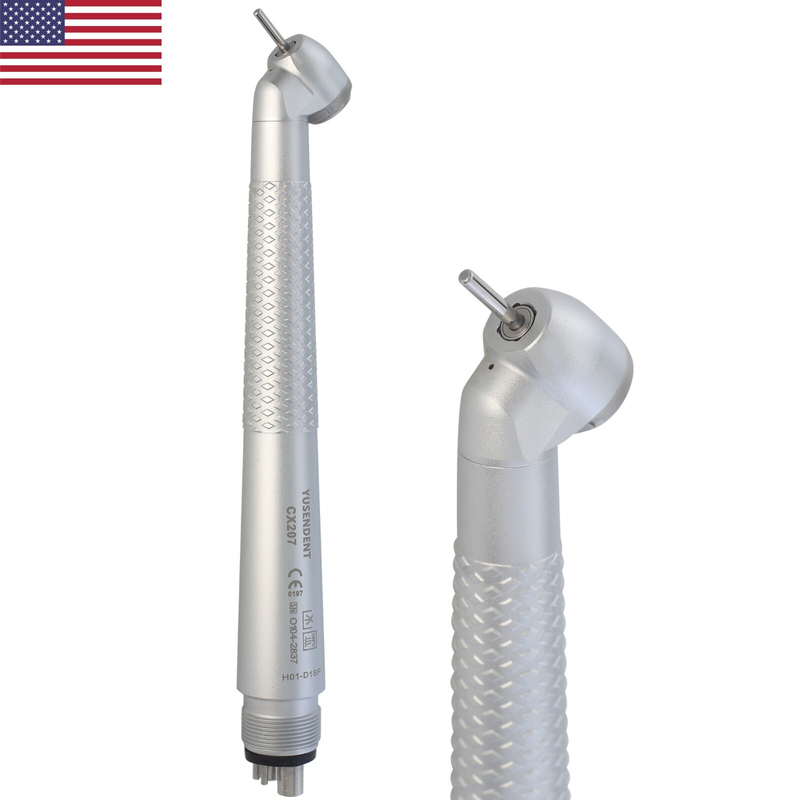 USA COXO Dental Surgical 45 Degree Handpiece 4 Hole High Speed Push Button NSK