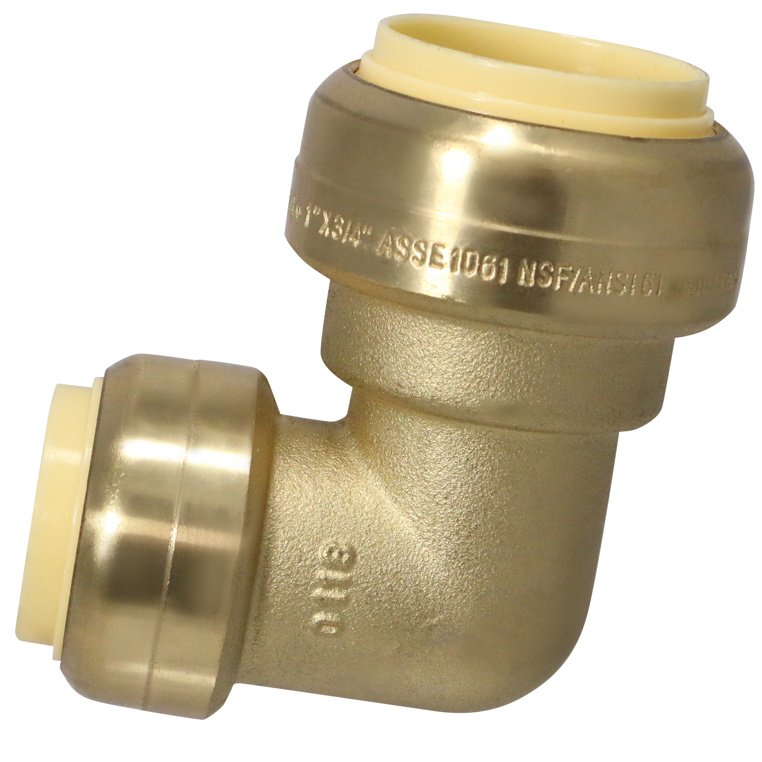 1 Pc. 1" x 3/4" Push Fit Elbow, 1 x 3/4 Push To Connect Elbow