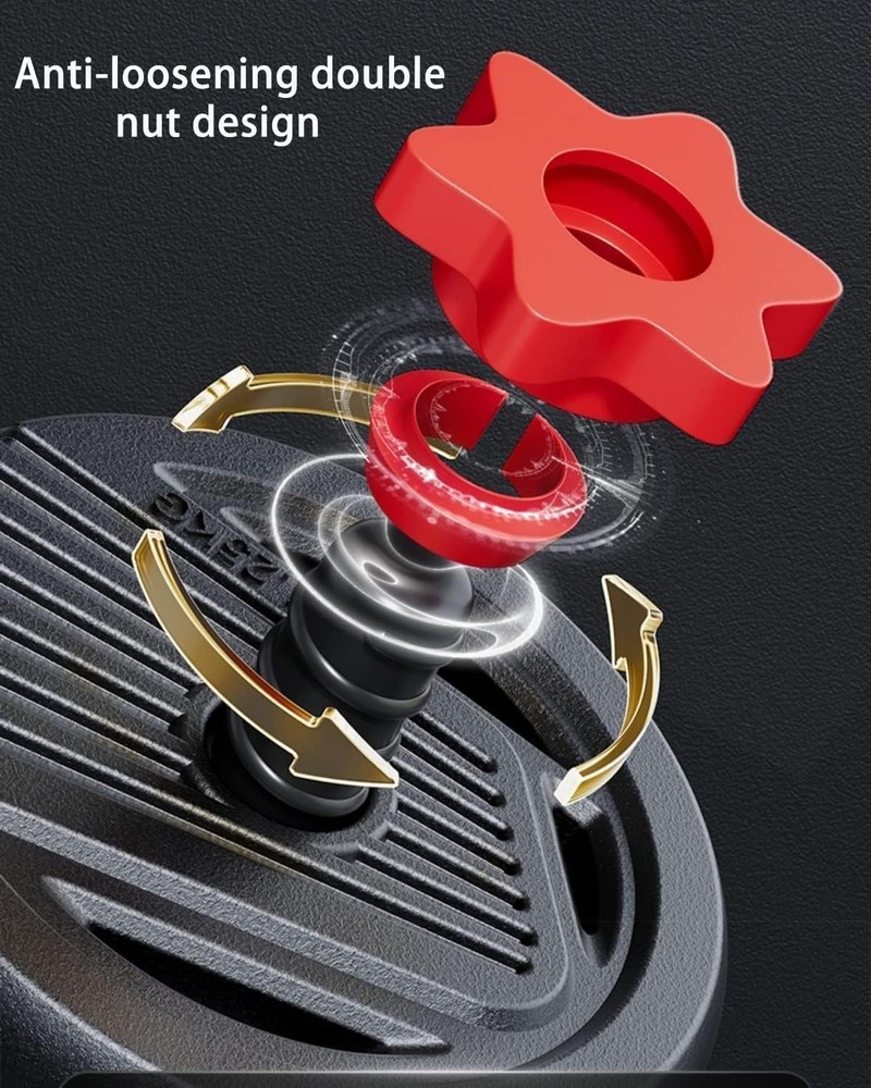 Adjustable Dumbbells (10-90lbs) - Multi-Functional Exercise Kit