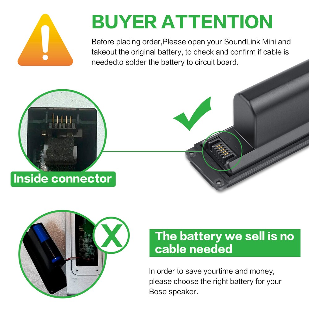 Replace 061384 Battery For Bose SoundLink Mini Bluetooth Speaker one/Speaker I