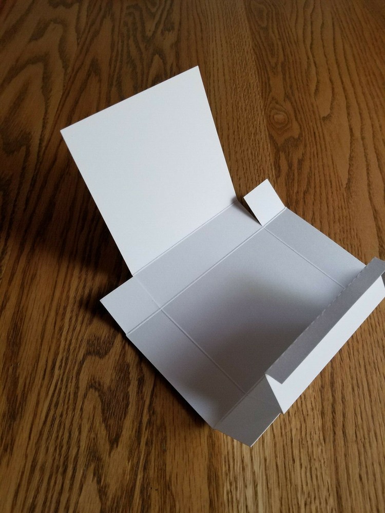 FB-8 Fold up boxes 100 count White 5 1/8" X 3 3/4"