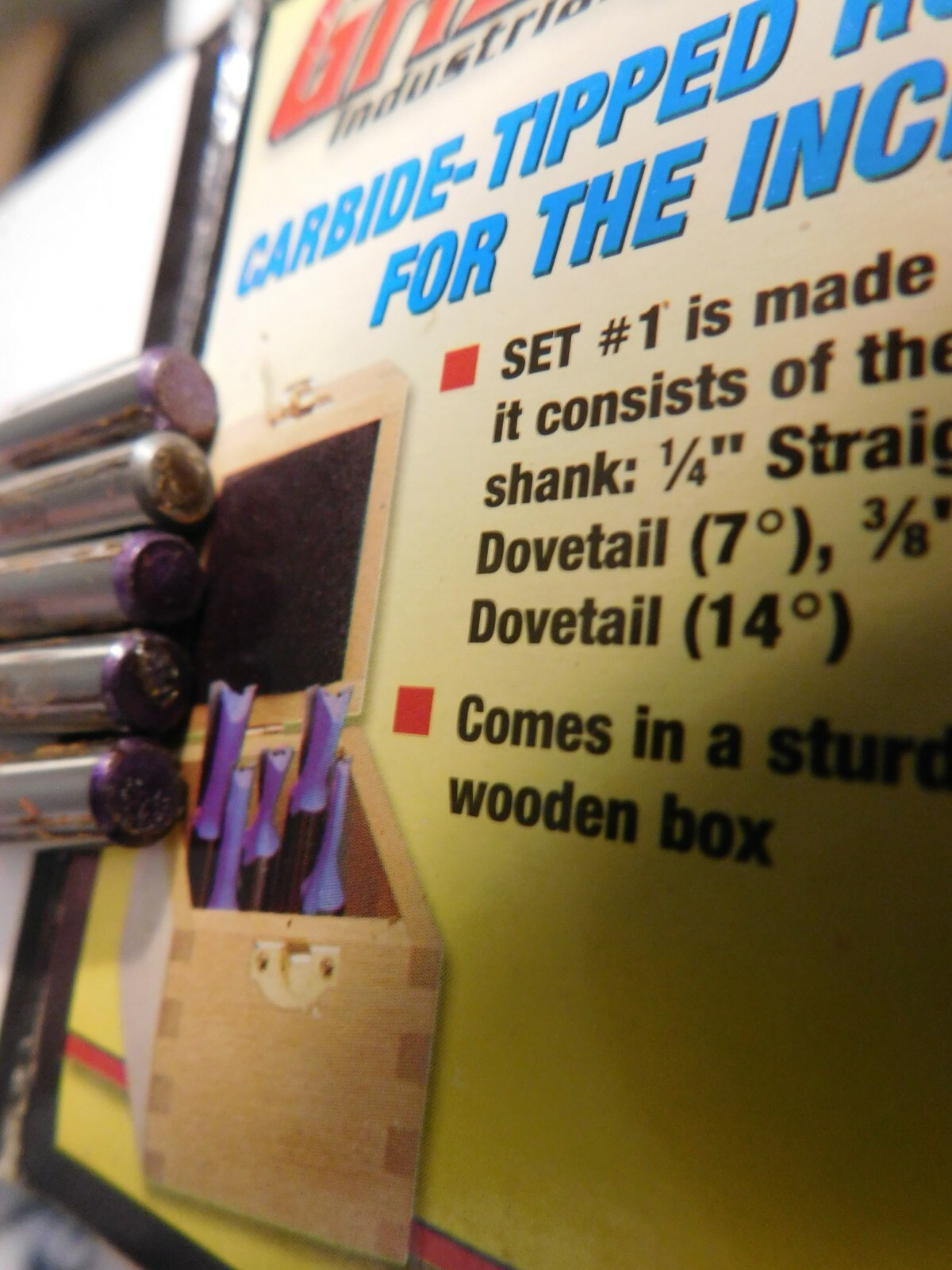 Grizzly Industrial H5573 Router Bit Set 1/4" Shank