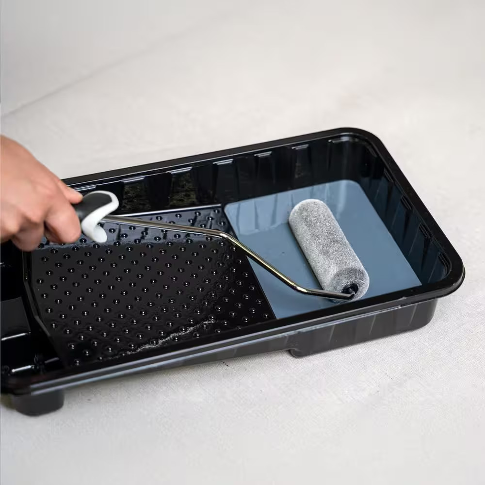 4 in Premium Flocked Foam Roller Covers (2-Pack)